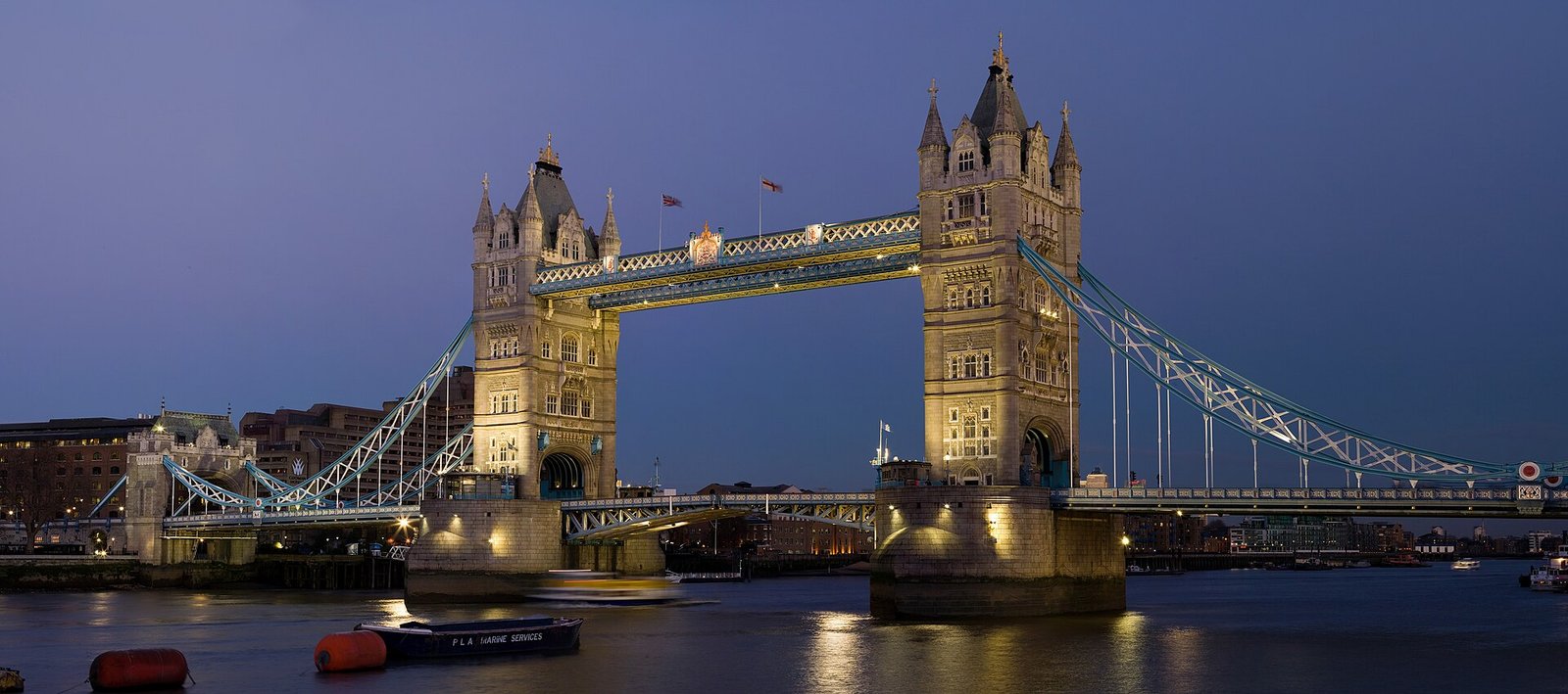 Tower Bridge, London at dusk